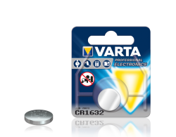 Varta Professional Electronics CR1632 3V Lityum Buton (Para) Pil - 140mah - Thumbnail