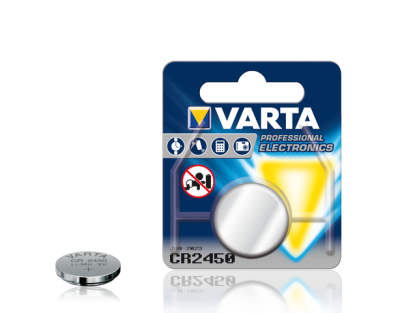 Varta Professional Electronics CR2450 3V Lityum Düğme(Buton) Pil - 560mah