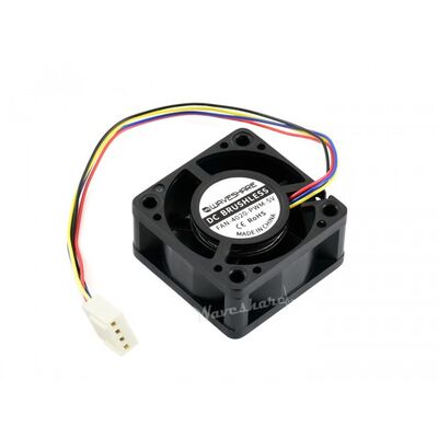 Waveshare 4020 5V Küçük Soğutucu Fan - PWM Hız Ayarlı, 16681