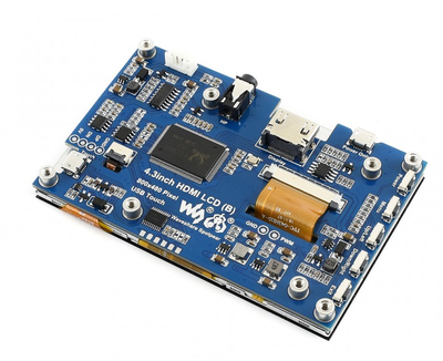 Waveshare 4.3inch HDMI LCD (B) - 15932