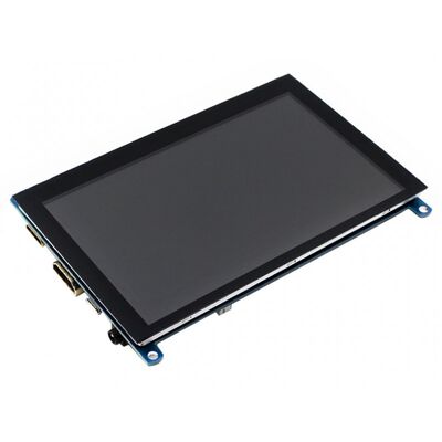 WaveShare 5inch Kapasitif Dokunmatik Ekran LCD (H), 800×480, HDMI, 14300