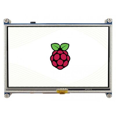 Waveshare 5inch Dokumatik LCD Ekran, Rezistif, 800×480, HDMI, Düşük Güç, 10563