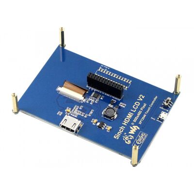 Waveshare 5inch Dokumatik LCD Ekran, Rezistif, 800×480, HDMI, Düşük Güç, 10563