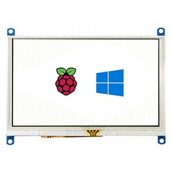 Waveshare - Waveshare 5inch Dokunmatik LCD (G) Ekran, Rezistif, 800×480, HDMI, 14447