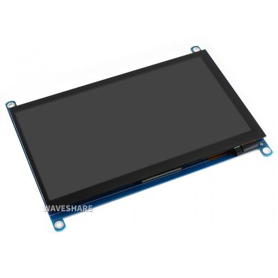 Waveshare 7 inç Kapasitif Dokunmatik LCD (H), 1024×600, HDMI, IPS, 14628 - 1