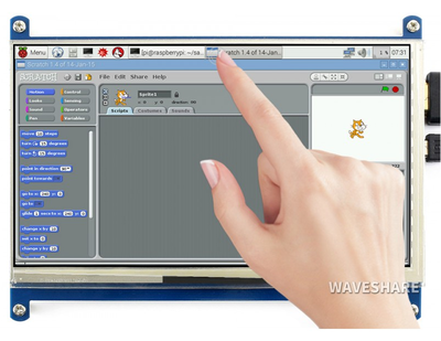 Waveshare 7inch HDMI LCD (C) - 1024×600, HDMI, IPS, Düşük Güç - 11199