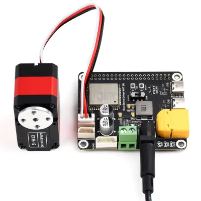 Waveshare CF35-12 35kg Dual Şaft Enkoderli Servo Motor - 360°, TTL