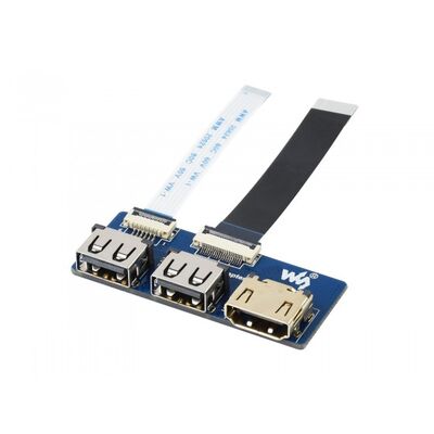 Waveshare USB - HDMI Adaptör (CM4-IO-BASE için), 20263