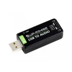 Waveshare USB to Audio Ses IO Kartı (Raspberry Pi ve Jetson NANO) - 18833