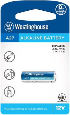 Westinghouse A27 Alkalin Pil - 12V, MN27, 1 Adet