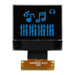 Winstar - Winstar 0.95 inç COG OLED Ekran - 96x64, MAVİ
