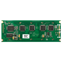 Winstar 240x64 Grafik LCD - 5.18 inç, STN Negatif, Mavi üzerine Beyaz, 5V - Thumbnail