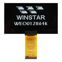 Winstar - Winstar 2.7 inç COG OLED Ekran - 128x64, Beyaz