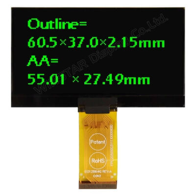 Winstar 2.7 inç COG OLED Ekran - 128x64, YEŞİL