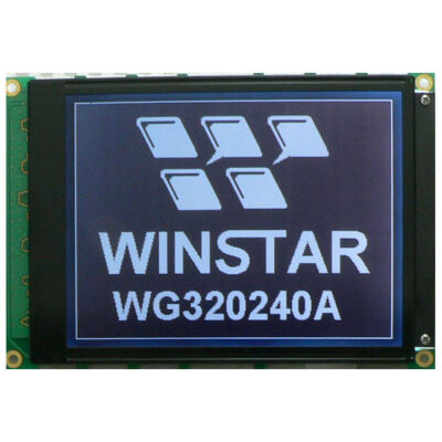 Winstar 320x240 Grafik LCD - 5.67 inç, STN Negatif, Mavi üzerine Beyaz, 5V