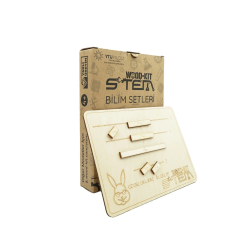  - Wood-Kit STEM DIY Mucit Seti - Uzunluk Ölçelim