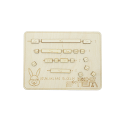 Wood-Kit STEM DIY Mucit Seti - Uzunluk Ölçelim - Thumbnail