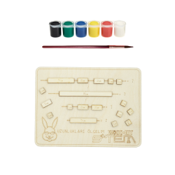 Wood-Kit STEM DIY Mucit Seti - Uzunluk Ölçelim - Thumbnail