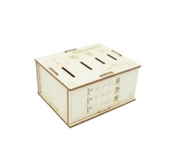  - Wood-Kit STEM DIY Paralarımızı Tanıyalım Biriktirelim Üretim Kiti