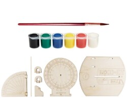 Wood-Kit STEM Güneş Saati Üretim Kiti - Thumbnail