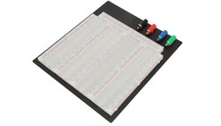 Wozlo Laboratuvar Tipi Extra Büyük Boy Breadboard - 3220 Pin, 4 Jaklı, 21x24cm - Thumbnail