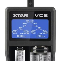 Xtar VC2 Li-ion 18650 Pil Şarj Cihazı - Thumbnail