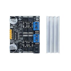 ZK-BM1 PWM Çift DC Motor Sürücü - 10A, 3-18V - Thumbnail